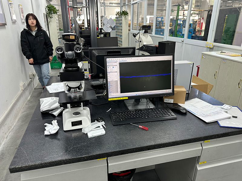 荧光显微镜HL-XDY3交付江阴汽车零部件客户